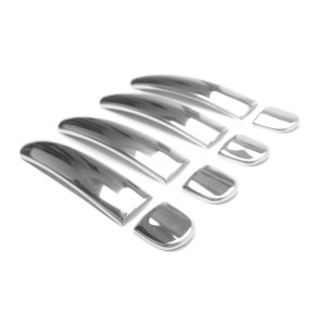 Volkswagen Tiguan Door Handle Cover - Omac - 4 Door S.Steel - Gloss Silver - '09-'17 Volkswagen Tiguan Door Handle Cover - Omac - 4 Door S.Steel - Gloss Silver - '09-'17